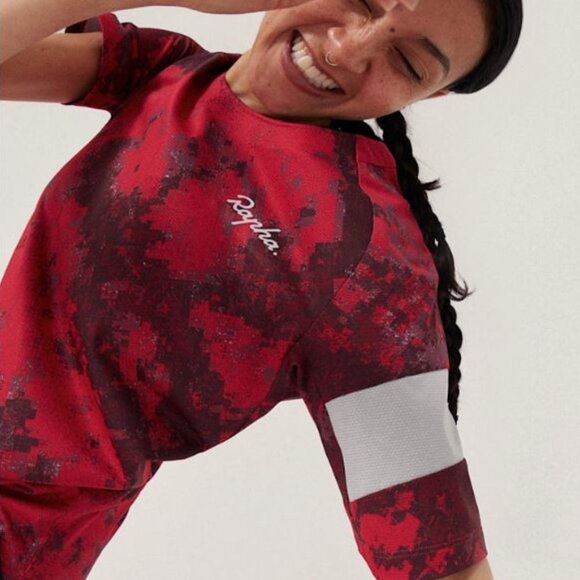 Rapha LTD ed digital woodland MTB technical short sleeve shirt pixel Small - Picture 5 of 5